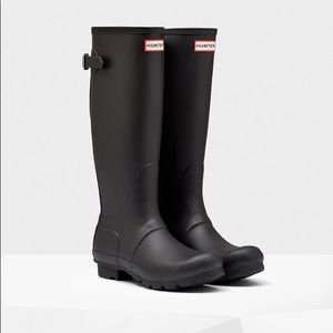 Black Rain Boots - Tall